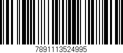 Código de barras (EAN, GTIN, SKU, ISBN): '7891113524995'