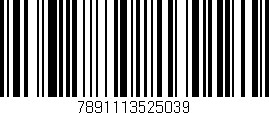 Código de barras (EAN, GTIN, SKU, ISBN): '7891113525039'