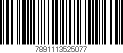 Código de barras (EAN, GTIN, SKU, ISBN): '7891113525077'