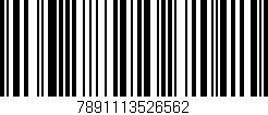 Código de barras (EAN, GTIN, SKU, ISBN): '7891113526562'