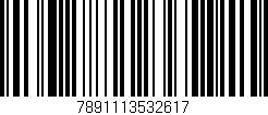 Código de barras (EAN, GTIN, SKU, ISBN): '7891113532617'