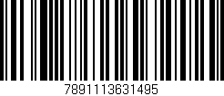 Código de barras (EAN, GTIN, SKU, ISBN): '7891113631495'