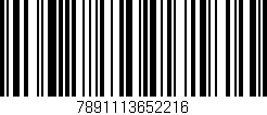 Código de barras (EAN, GTIN, SKU, ISBN): '7891113652216'