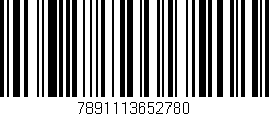 Código de barras (EAN, GTIN, SKU, ISBN): '7891113652780'