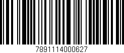 Código de barras (EAN, GTIN, SKU, ISBN): '7891114000627'