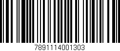 Código de barras (EAN, GTIN, SKU, ISBN): '7891114001303'