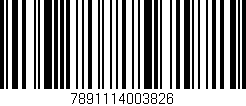 Código de barras (EAN, GTIN, SKU, ISBN): '7891114003826'