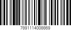 Código de barras (EAN, GTIN, SKU, ISBN): '7891114008869'