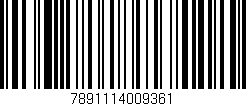 Código de barras (EAN, GTIN, SKU, ISBN): '7891114009361'