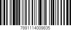 Código de barras (EAN, GTIN, SKU, ISBN): '7891114009835'