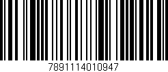 Código de barras (EAN, GTIN, SKU, ISBN): '7891114010947'
