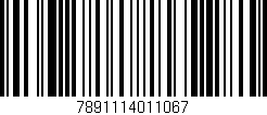 Código de barras (EAN, GTIN, SKU, ISBN): '7891114011067'