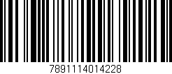 Código de barras (EAN, GTIN, SKU, ISBN): '7891114014228'