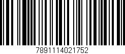 Código de barras (EAN, GTIN, SKU, ISBN): '7891114021752'