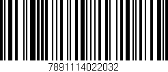 Código de barras (EAN, GTIN, SKU, ISBN): '7891114022032'