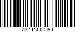 Código de barras (EAN, GTIN, SKU, ISBN): '7891114024050'