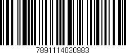 Código de barras (EAN, GTIN, SKU, ISBN): '7891114030983'