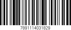 Código de barras (EAN, GTIN, SKU, ISBN): '7891114031829'