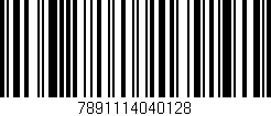 Código de barras (EAN, GTIN, SKU, ISBN): '7891114040128'