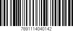 Código de barras (EAN, GTIN, SKU, ISBN): '7891114040142'