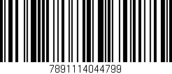 Código de barras (EAN, GTIN, SKU, ISBN): '7891114044799'