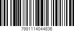 Código de barras (EAN, GTIN, SKU, ISBN): '7891114044836'