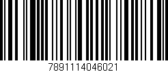 Código de barras (EAN, GTIN, SKU, ISBN): '7891114046021'