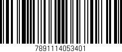 Código de barras (EAN, GTIN, SKU, ISBN): '7891114053401'