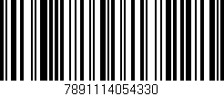 Código de barras (EAN, GTIN, SKU, ISBN): '7891114054330'