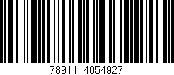 Código de barras (EAN, GTIN, SKU, ISBN): '7891114054927'