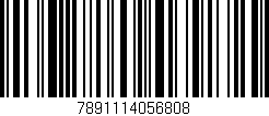 Código de barras (EAN, GTIN, SKU, ISBN): '7891114056808'