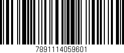 Código de barras (EAN, GTIN, SKU, ISBN): '7891114059601'