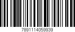 Código de barras (EAN, GTIN, SKU, ISBN): '7891114059939'