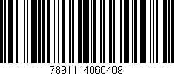 Código de barras (EAN, GTIN, SKU, ISBN): '7891114060409'