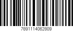 Código de barras (EAN, GTIN, SKU, ISBN): '7891114062809'