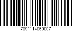 Código de barras (EAN, GTIN, SKU, ISBN): '7891114068887'