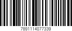 Código de barras (EAN, GTIN, SKU, ISBN): '7891114077339'
