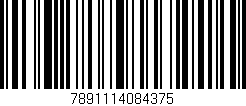 Código de barras (EAN, GTIN, SKU, ISBN): '7891114084375'