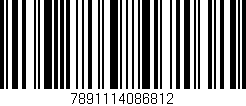 Código de barras (EAN, GTIN, SKU, ISBN): '7891114086812'