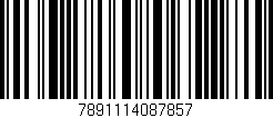 Código de barras (EAN, GTIN, SKU, ISBN): '7891114087857'