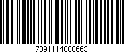 Código de barras (EAN, GTIN, SKU, ISBN): '7891114088663'