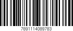 Código de barras (EAN, GTIN, SKU, ISBN): '7891114089783'