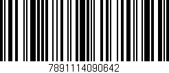 Código de barras (EAN, GTIN, SKU, ISBN): '7891114090642'