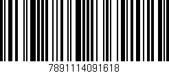 Código de barras (EAN, GTIN, SKU, ISBN): '7891114091618'