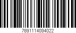 Código de barras (EAN, GTIN, SKU, ISBN): '7891114094022'
