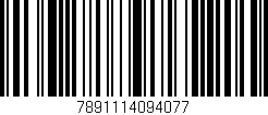 Código de barras (EAN, GTIN, SKU, ISBN): '7891114094077'