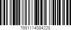 Código de barras (EAN, GTIN, SKU, ISBN): '7891114094220'