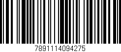 Código de barras (EAN, GTIN, SKU, ISBN): '7891114094275'