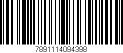 Código de barras (EAN, GTIN, SKU, ISBN): '7891114094398'