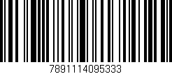 Código de barras (EAN, GTIN, SKU, ISBN): '7891114095333'